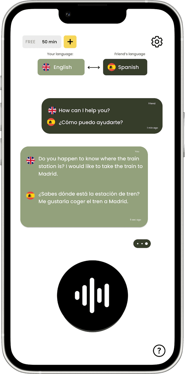 Binu AI Translation App